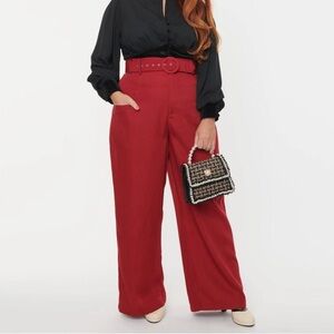 Unique Vintage Burgundy Ginger Dress Pants Size 4X NEW NWT